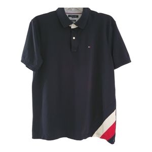 Polo Top Size XL Navy Blue Mens Tommy Hilfiger Short Sleeves